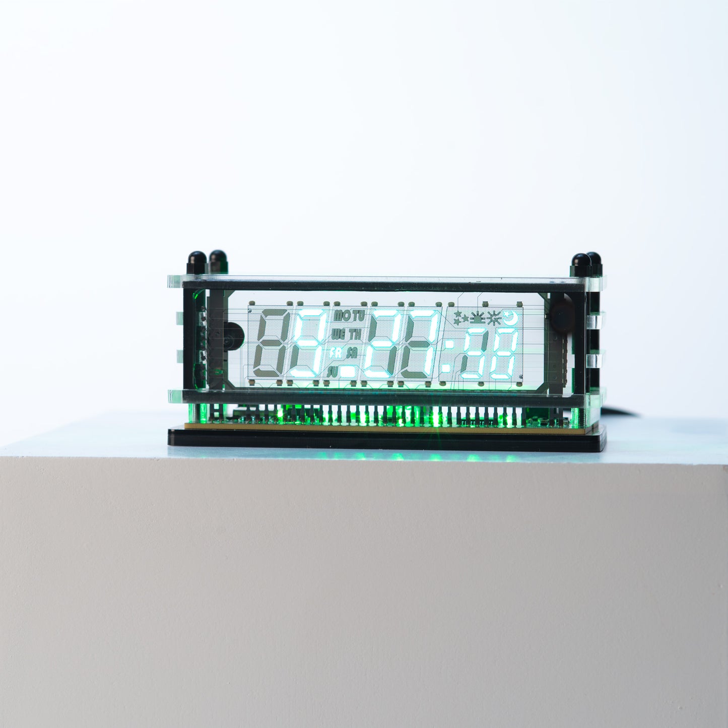 Soviet-Era Vacuum Fluorescent Display (VFD) VCK-0658-A Black Base Version