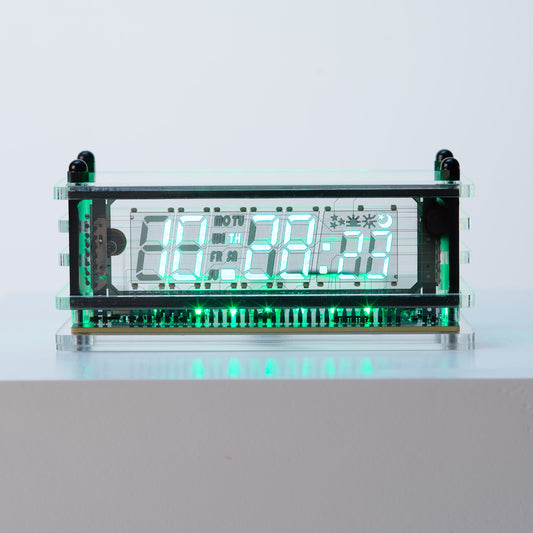 LGL Studio VFD Clock丨VCK-0658-A White Base Version