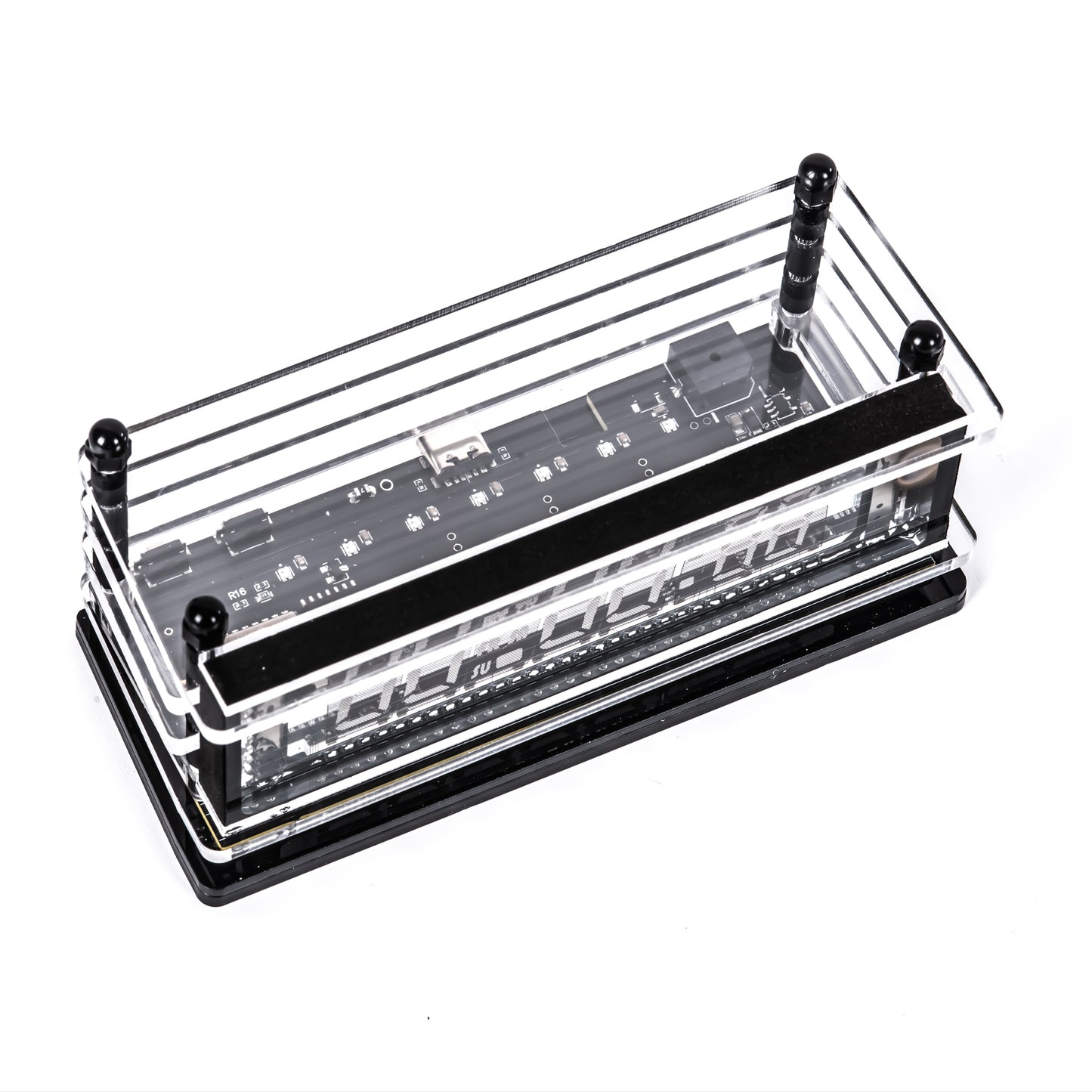 Soviet-Era Vacuum Fluorescent Display (VFD) VCK-0658-A Black Base Version